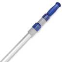 Amazon.com : Poolvio 15 FT Telescopic Pool Pole - Adjustable 3 Piece Aluminum Pool Skimmer Pole for Pool Cleaning Skimmer Nets Vacuum Heads & Brushes, Strong Grip & Lock : Patio, Lawn & Garden