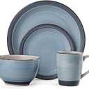 Pfaltzgraff Sadie 16-Piece Dinnerware Set, Blue