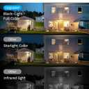 5MP 3K Magnetic Window Camera, Indoor Safeview Camera with Night Vision Full Color, WiFi6 Window Camera for Home Security, AI Human Vehicle Detection, 2.4/5GHz WiFi, 24/7 Recording, 2 Way Talk