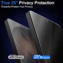 Ferilinso 3 Pack Privacy Screen Protector for Samsung Galaxy S26 with 3Pack Tempered Glass Camera Lens Protector Phone Case Friendly Accessories Protector de Pantalla for Samsung S26
