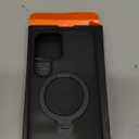 TORRAS 360 Spin Magnetic Stand for Samsung Galaxy S25 Ultra Case, Fit for Magsafe, Military Grade Slim Protective S25 Ultra Case with Kickstand & Ring Holder, Ostand Spin, Translucent Frosted Black