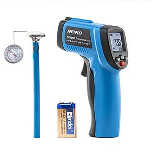 NEIKO 52911A Digital Infrared Thermometer, Non Contact Temperature Gun, Instant Read -58℉~1022℉ (-50℃~550℃) Infrared Thermometer Gun for Cooking, Thermal Heat Temperature Gun, Laser Thermometer Gun