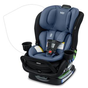 Britax Poplar S Convertible Car Seat, 2-in-1 Car Seat Extended Rear Facing, 17” Slim Car Seat Design with Fast & Easy ClickTight Installation, Anti-Rebound Bar & SafeWash Fabrics — Arctic Onyx