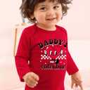 BesserBay First Valentines Baby Bodysuit 100% Cotton 0-12 Months