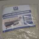 H.VERSAILTEX Sectional Couch Covers 4 Pieces Sofa Seat Cushion Covers L Shape Separate Cushion Couch Chaise Cover for Both Left/Right Sectional Couch (Seat Only: 1 Chaise + 3 Sofa, Island Fossi)