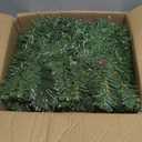 Timer 8 Modes - 9 Ft by 10 Inch Prelit Christmas Garland with 50 Warm Lights Thick 270 Snowy Bristle Pine 10 Pinecone 70 Berry Battery Operated Xmas Decor Mantle Stairs Porch Front Door Indoor Outdoor