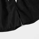 IFFEI Family Matching Mommy and Me Swimsuits One Piece Swimwear Modest Bathing Suits Beachwear for Beach Pool Vacation (Black, L)