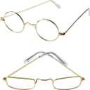 Tigerdoe Old Man Costume Glasses - 2 Pack - Granny Glasses - Grandpa Glasses - Santa Glasses - Costume Fake Glasses