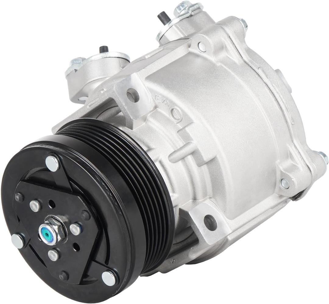 AC Compressor with A/C Clutch Fit for Chevrolet Sonic 1.8L 2013 2014 2015 2016 2017 2018, Only for manual temp control, 16003818-103 16003818-104