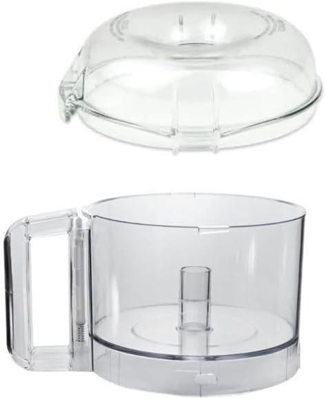 Cutter Bowl and Lid Compatible with Robot Coupe R2, R2B, R2, DICE, R2N, R101B Food Processor Cutter 112203S 106458S