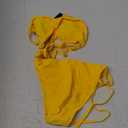 Tempt Me Women Triangle Bikini Sets Halter Two Piece Sexy Swimsuit String Tie Side Bathing Suit XXS