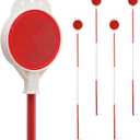 Driveway Markers, Double Sided Reflective Driveway Markers Highly Visible, 48 Inch Metal Snow Stake for Snow Plowing Markers, Parking Lots, Walkways, Yard Mailbox (4 Pack)