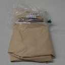 Vailge High Back Patio Chair Cover,Waterproof Outdoor Chair Covers,600D Heavy Duty Dining Cahir High-Back Chair Lawn Patio Furniture Cover - 35 L x 28W x 35" H , Beige & Brown (1 Pack)