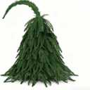 Tabletop Norfolk Pine Christmas Tree, 2FT Green Mini Artificial Christmas Tree with Norfolk Branch, Small Xmas Tree for Christmas Holiday Indoor Decoration