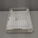 Runnatal Dish Drying Rack, Stainless Steel Dish Rack with Drainboard for Kitchen Counter and Sink, Detachable 2-in-1 Utensil Holder, Cup Holder, Large Capacity Dish Drainer, White