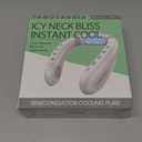 Neck Fan, Neck Air Conditioner Wearable Personal Fan with Cooling Plate, 5200mAh Large Battery, Ergonomic Design, White