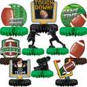 10PCS Football Party Decorations Football Table Centerpiece Football Honeycomb Centerpieces Table Toppers for Football Birthday Party Football Game