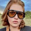 3-Pack Oversized Aviator Sunglasses, Retro Frame UV400 Protection Unisex (Women & Men) Bulk Party Accessories