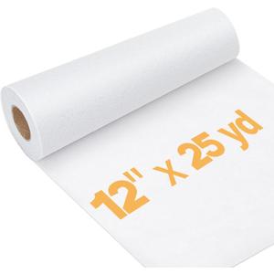 Fusible Non-Woven Interfacing 12" * 25 yd, BlissBoard Medium-Weight Single-Sided Interfacing for Bed Sheet, Shirt, Dresses, Collars, Cuffs, DIY