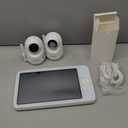 bonoch MegaView Baby Monitor, 10" Video Monitor with 2 Cameras, 10000mAh Battery, Quad Split Screen Baby Monitor with Camera and Audio, VOX Mode, Auto Night Vision, Remote PTZ, Hack Proof