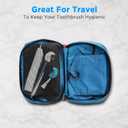 Helmet Toothbrush Covers Caps, Toothbrush Head Protector for Household Travel, Fits Most Manual and Electric Toothbrushes, 6 Count (Black, White, Grey, Blue, Pink, Red)