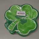 ZOIIWA 48Pcs St. Patrick's Day Party Decorations Green Shamrock Paper Plates 9 Inch Lucky Clover Dinner Plates Irish Festival Disposable Tableware for Irish Holiday St Patrick's Theme Party Supplies