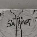 The Sandlot Baseball Jersey,Benny 'The Jet' Rodriguez #30 Button Down Short Sleeve,90s Classic Men Legend Jerseys L