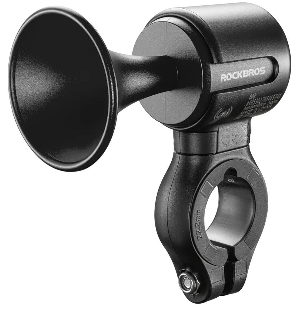 ROCKBROS Electric Bike Horn, Findmy Anti Loss Device, 120dB Bike Horn Alarm,IPX5 Waterproof Bicycle Horns for Mountain/Road/Folding/Electric Bikes