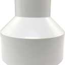 4" x 2" PVC DWV Reducer Coupling Adapter (Socket x Socket) Schedule 40 Slip Reducing Coupling Pipe Fittings for Home Sewer Plumbing