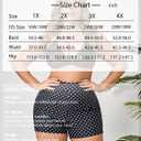 Halcurt Women's 5" High Waisted Swim Board Shorts (Available in Plus) Bikini Swimsuit Bottoms Modest Boyshorts (Blue, XXXL)