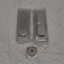 Dontay Sliding Pocket Door Handles, 304 Stainless Steel Non Locking Pocket Door Hardware, Recessed Flush Finger Pulls, Heavy Duty Edge Pull (1 Set, Satin Nickel, 4.72 Inch)