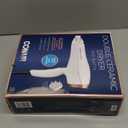 Conair Double Ceramic Hair Dryer with Diffuser, Blow Dryer with Ionic Conditioning, Includes Diffuser and Concentrator, White