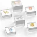 Acrylic Base Stand 6 Pack 3 X 3 Inch Acrylic Blocks for Display Trophy Base Clear Square Cube Riser Display Cylinder Pedestal Stands for Collectibles Jewelry Props Food Display 3 Size