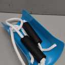 CAidRE Sock Aid - Wide 3.93" Sock Aid with Foam Handles, Sock Aide Device for Elderly, Sock Helper Easy On Easy Off for Regular Socks, Blue