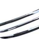 Front Grille Trim Moulding Kit for Honda CR-V 2.4L 2012-2013 Upper Middle Lower Grill Trim Chrome
