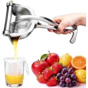 Fruit Juice Squeezer, Lemon Squeezer Manual, Non-Slip Ergonomic Grip, Easy to Use & Clean, 2026 New Upgraded Efficient Extraction of Citrus, and Other Fruits