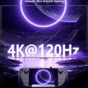 JSAUX Upgraded Docking Station 4K@120Hz for Steam Deck OLED/ROG Ally X/Legion Go (S)/MSi Claw, 6-in-1 Steam Deck Dock with HDMI 2.1, Gigabit Ethernet, 3 USB 3.0, 100W Charge for Steam Deck LCD-HB0603
