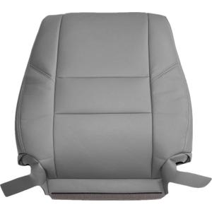 NLQR Gray Microfiber Leather Driver Side Backrest Seat Cover Compatible with Toyota Tundra Sequoia 2000 2001 2002 2003 2004