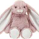 DILLY DUDU Pink Bunny Rabbit Stuffed Animal Plush Toy Best Gifts 10-Inch(L)