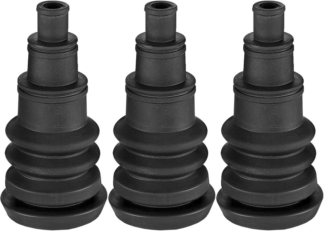 TonGass (3-Pack) Universal Firewall Boot, Safe and Convenient Firewall Grommet Kit, Can Accommodate 3/8 Inch to 1 Inch Wire Bundles