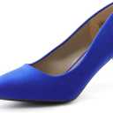 DREAM PAIRS Women's High Stiletto Heels Closed Pointed Toe Dress Pumps Shoes for Wedding Work Office Business, 3 Inches (9, Royal/Blue)