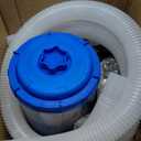 KimFilter Transparent 1000 GPH Above Ground Pool Filter Pump Easy Cartridge Status Viewing | Powerful Pool Cartridge Filter Pump System | Enhanced Circulation & Filtration for Crystal-Clear Water