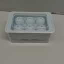 WIBIMEN Large Ice Cube Molds, Big Round Whiskey Ice Cube Trays for Freezer, Easy to Fill & Release, Whiskey Bourbon Cocktail(1.9In*6 Balls- Blue/2 Pack)