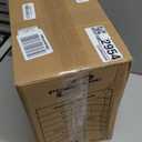 Bathroom Exhaust Fan with Light,9.8 in Panel,3000K/4500K/6000K 12W 7.5In Square LED,117 CFM,0.7 Sones 4 Inches Duct 110V,Quiet Ventilation Exhaust Fan for Shower/Home/Office(3-Colour LED)