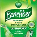 Benefiber On The Go Prebiotic Fiber Supplement Powder for Digestive Health, Daily Fiber, Unflavored - 28 Sticks (3.92 Ounces) (28 Count (Pack of 1))