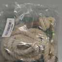 Handmade Rope Leashes for Small Dogs - 5FT Organic Cotton Natural Braided Dog Leash