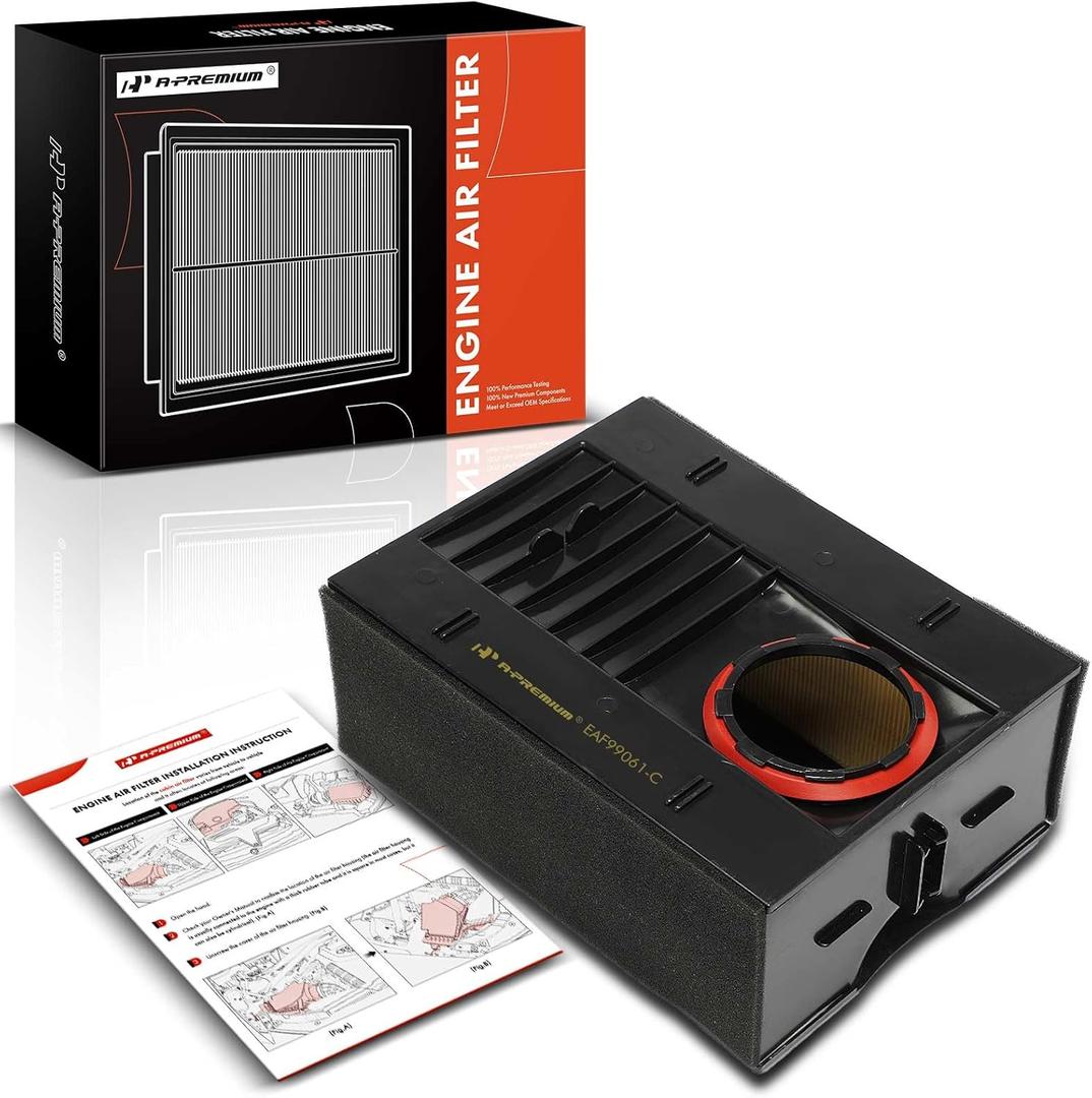 A-Premium Engine Replacement  Air Filter, 2 Pack