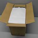 RACETOP 100 Pack Small Gift Bags 5.8x3.2x8.25 Inch White Kraft Paper Bags with Handles Bulk, Retail Shopping Bag for Birthday Party Favors, Grocery, Wedding, Craft