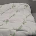 Ultra Soft Queen Size Mattress Topper - Viscose Made from Bamboo Pillow Top Mattress Pad for Back Pain Relief - Naturally Cooling for Hot Sleepers, Green