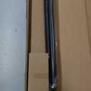 Ivilon Drapery Treatment Window Curtain Rod - Square Design 1 1/8 Rod. 72 to 144 Inch. Black